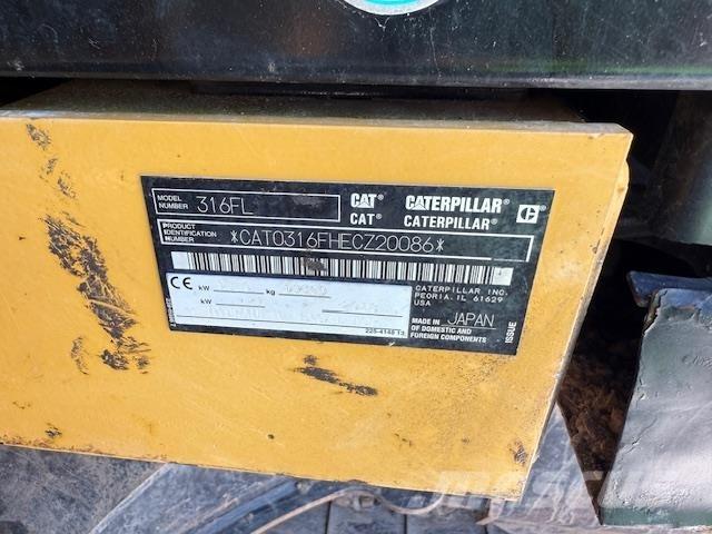 CAT 316F 大型油圧ショベル12t以上（パワーショベル・ユンボ）