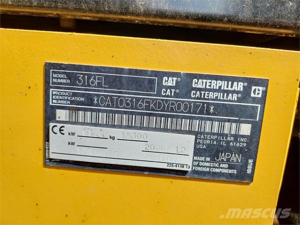 CAT 316FL 大型油圧ショベル12t以上（パワーショベル・ユンボ）