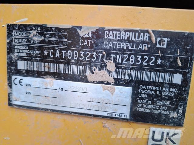 CAT 323 大型油圧ショベル12t以上（パワーショベル・ユンボ）