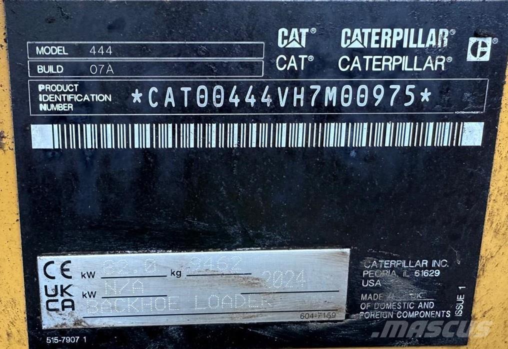 CAT 444 バックホーローダー
