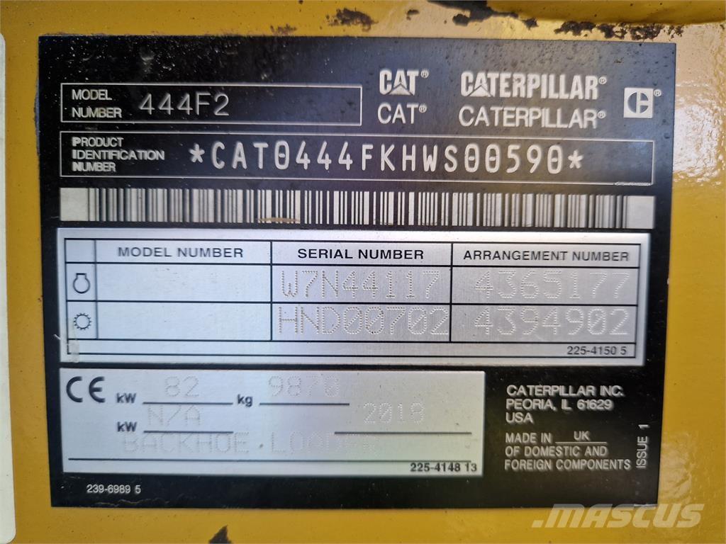 CAT 444F2 バックホーローダー