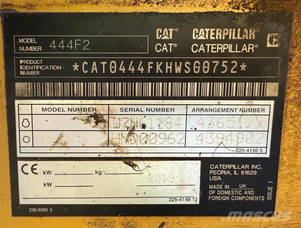 CAT 444F2 バックホーローダー