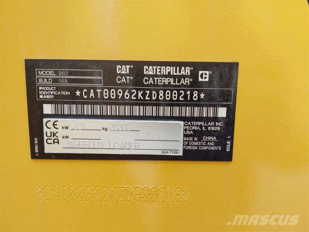 CAT 962 ホイールローダー・タイヤショベル