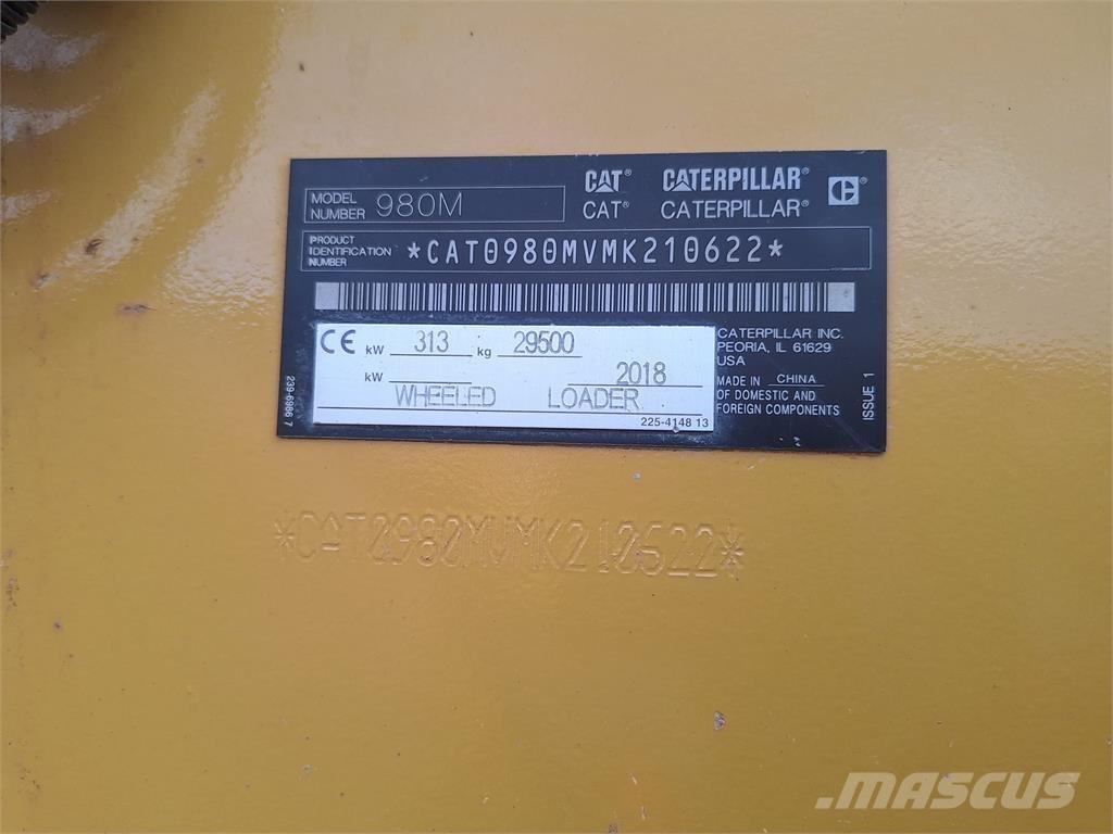 CAT 980M ホイールローダー・タイヤショベル
