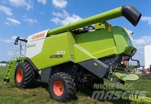 CLAAS Lexion 670 コンバイン