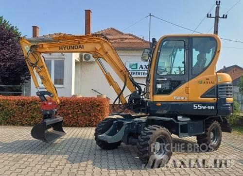 Hyundai R55W-9A ホイール式油圧ショベル（パワーショベル・ユンボ・バックホー）