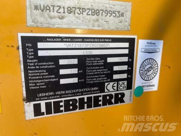 Liebherr L 538 V ホイールローダー・タイヤショベル