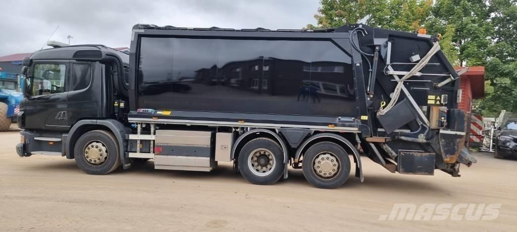 Scania P340 Gas 塵芥車、パッカー車