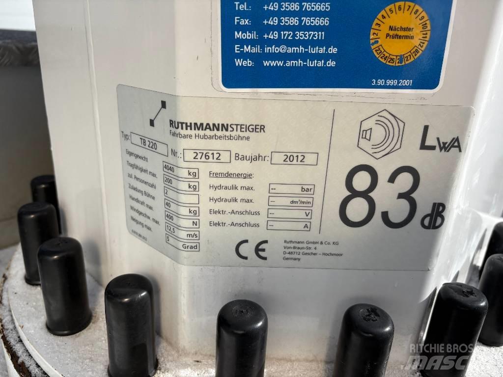 Ruthmann TB 220 トラック高所作業車