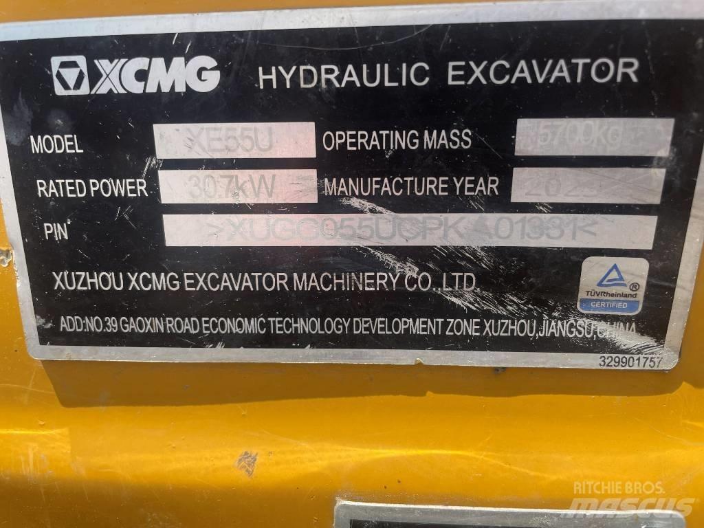 XCMG XE 55 U ミニ油圧ショベル 7t以下（ミニユンボ・ミニディガー）