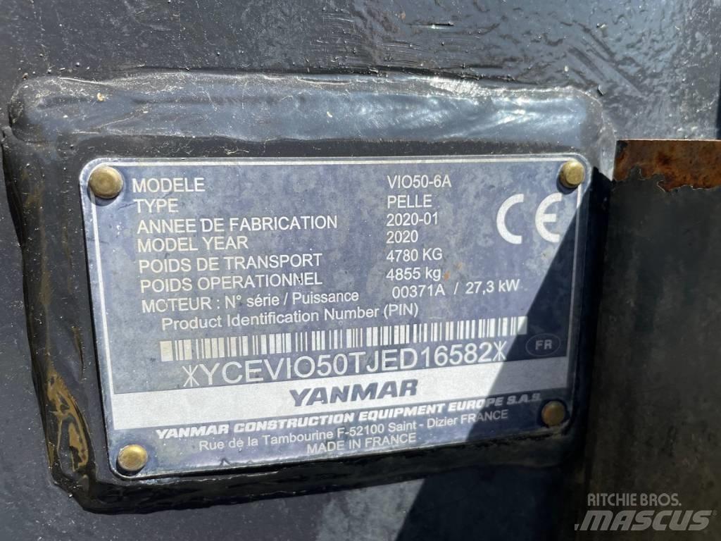 Yanmar Vio 50-6 ミニ油圧ショベル 7t以下（ミニユンボ・ミニディガー）
