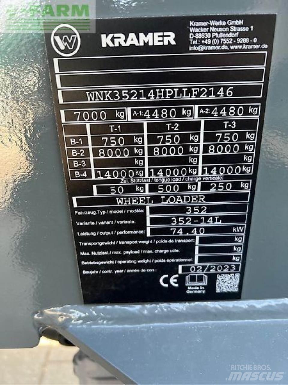 Kramer kl43.8l ミニ油圧ショベル 7t以下（ミニユンボ・ミニディガー）