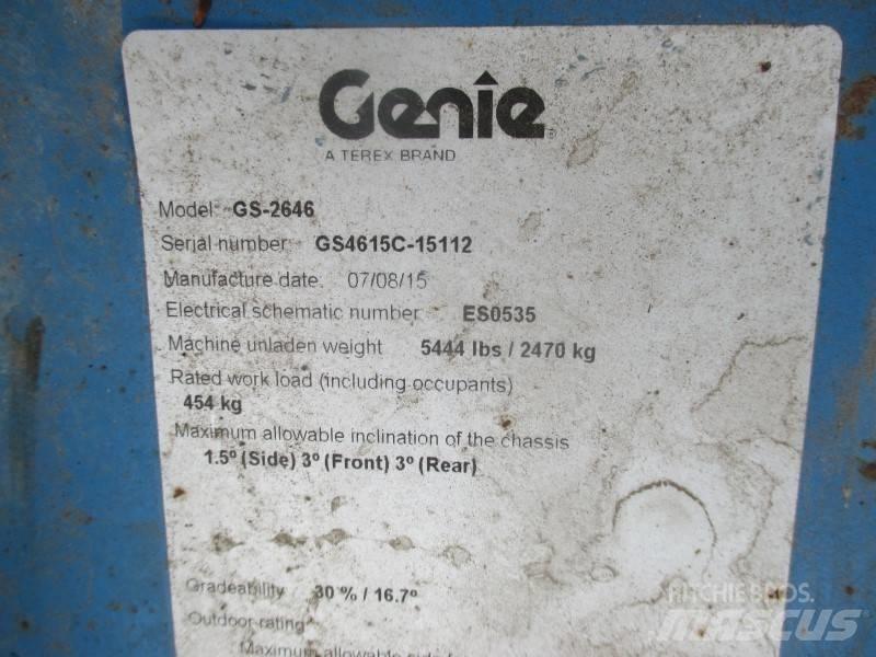 Genie GS 2646 シザースリフト