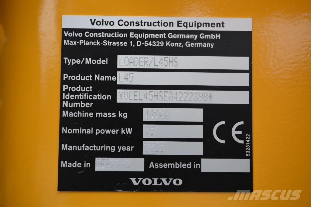 Volvo L 45 HS ホイールローダー・タイヤショベル