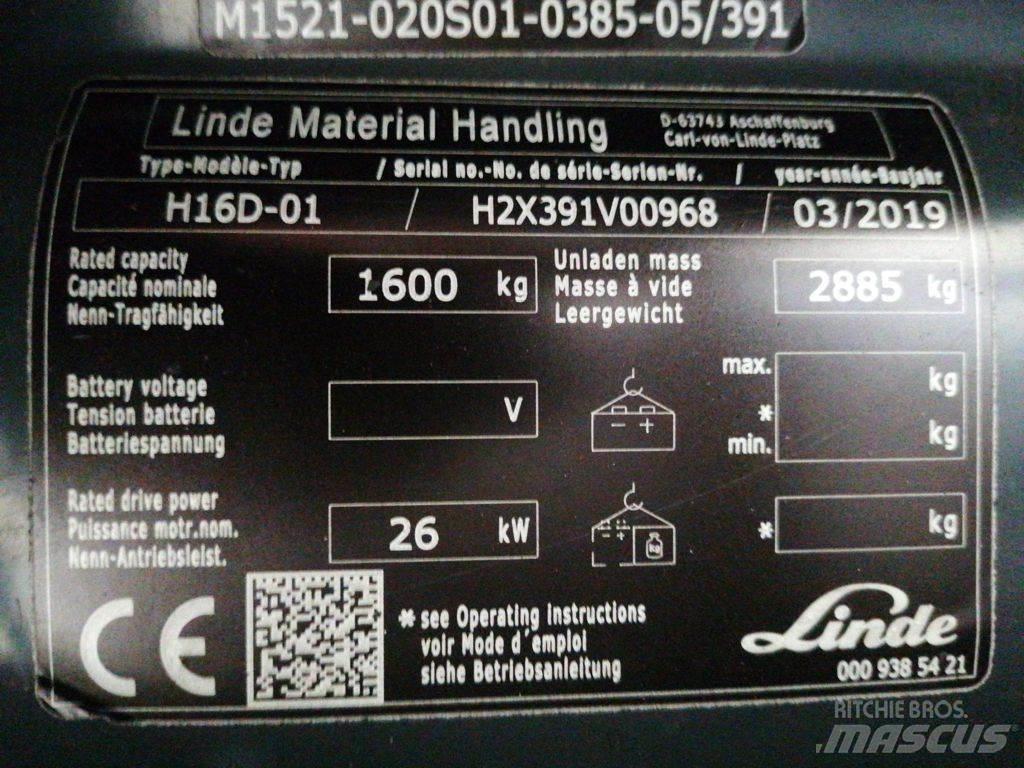 Linde H16D-01 ディーゼル・軽油