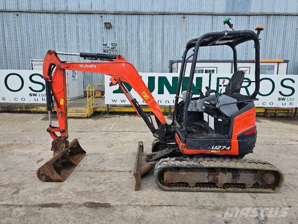 Kubota U 27-4 ミニ油圧ショベル 7t以下（ミニユンボ・ミニディガー）