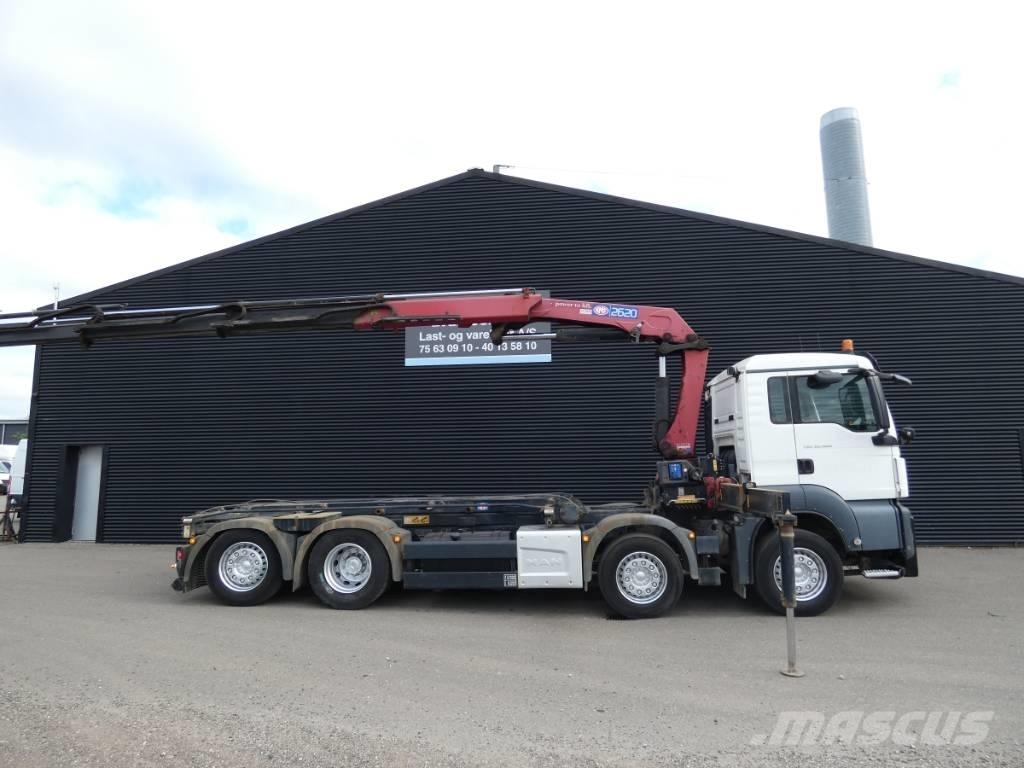 MAN TGS 35.460 クレーントラック、ユニック車
