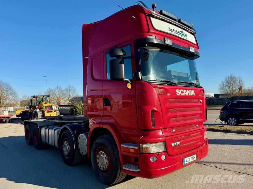 Scania R 480 ケーブルリフト着脱式トラック