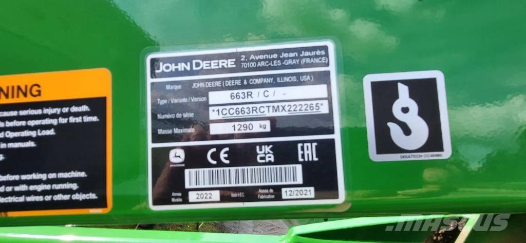 John Deere 663 R フロントローダーアクセサリー・アタッチメント