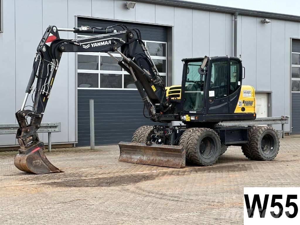 Yanmar B 110 W ホイール式油圧ショベル（パワーショベル・ユンボ・バックホー）