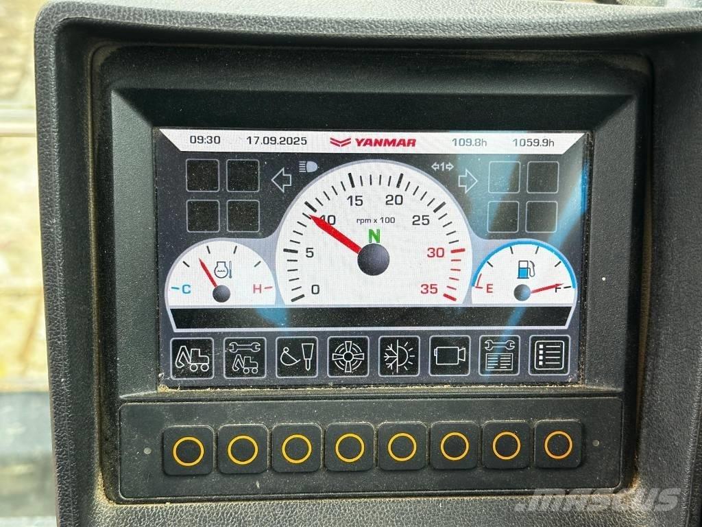 Yanmar B 110 W ホイール式油圧ショベル（パワーショベル・ユンボ・バックホー）