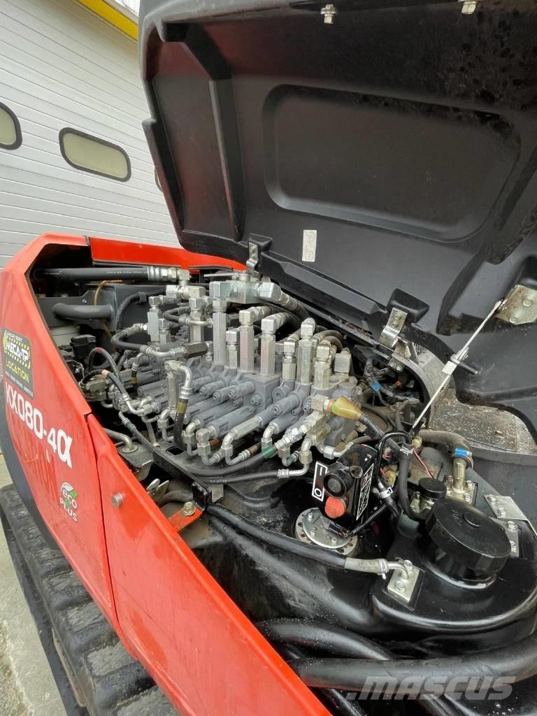 Kubota KX 080-4 中型油圧ショベル 7ｔ-12ｔ（ユンボ・パワーショベル・バックホー）