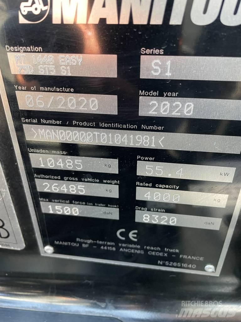 Manitou MT 1440 EASY テレスコーピックハンドラー