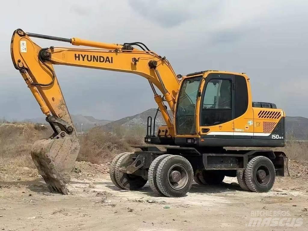 Hyundai 15 BT-9 ホイール式油圧ショベル（パワーショベル・ユンボ・バックホー）