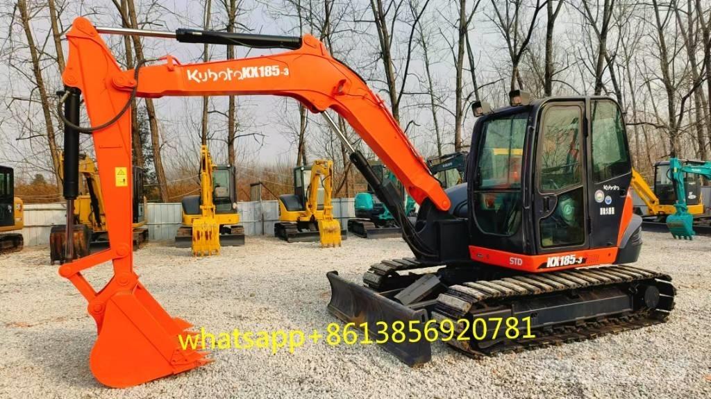 Kubota KX 185 中型油圧ショベル 7ｔ-12ｔ（ユンボ・パワーショベル・バックホー）