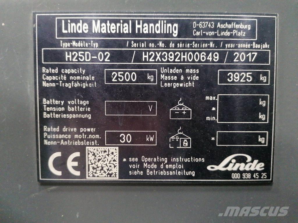 Linde H25D-02 ディーゼル・軽油