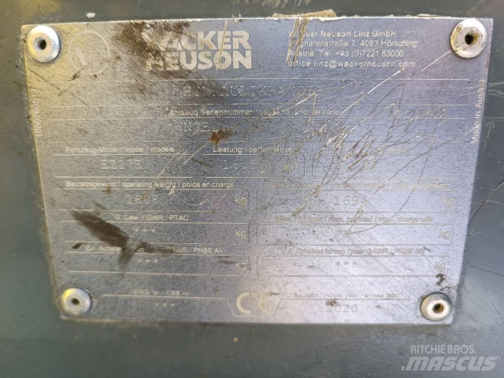 Wacker Neuson EZ17e 大型油圧ショベル12t以上（パワーショベル・ユンボ）