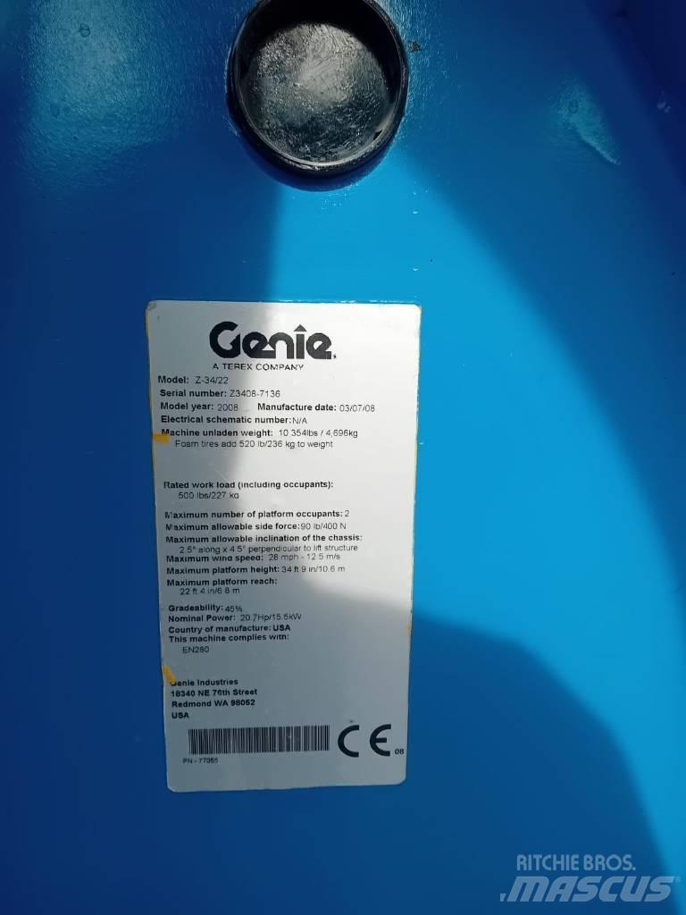 Genie Z 34/22 N ブームリフト　屈伸型