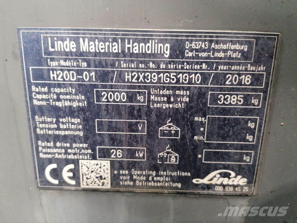 Linde H20D-01 ディーゼル・軽油