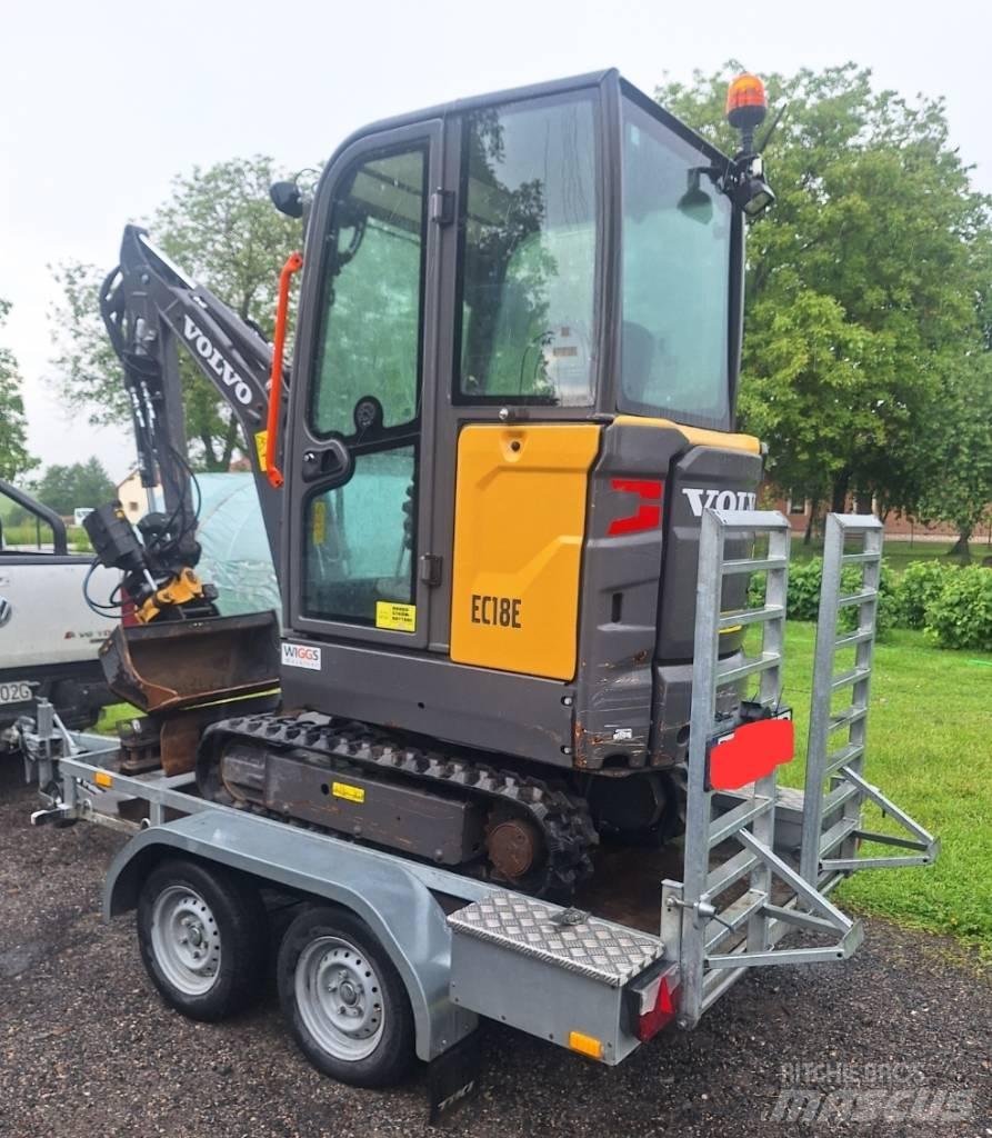 Volvo EC 18 E ミニ油圧ショベル 7t以下（ミニユンボ・ミニディガー）