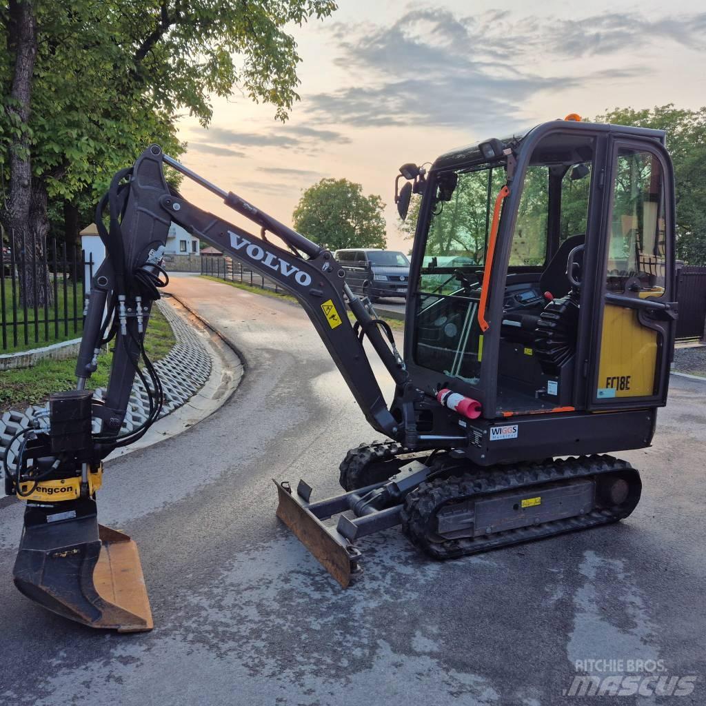 Volvo EC 18 E ミニ油圧ショベル 7t以下（ミニユンボ・ミニディガー）