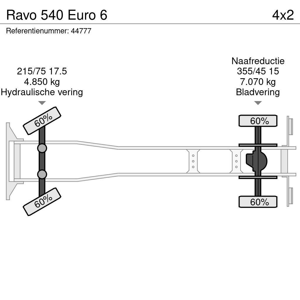 Ravo 540 Euro 6 街路清掃車