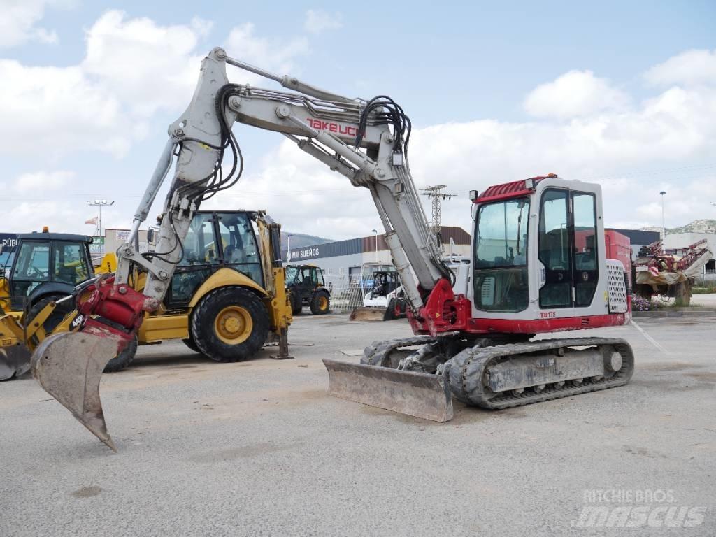 Takeuchi TB 175 中型油圧ショベル 7ｔ-12ｔ（ユンボ・パワーショベル・バックホー）
