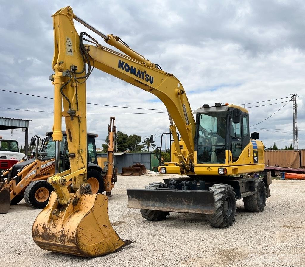Komatsu PW 160 ホイール式油圧ショベル（パワーショベル・ユンボ・バックホー）