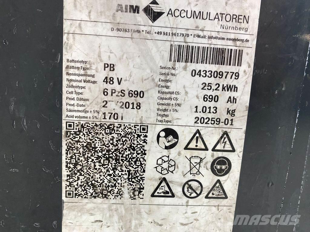 AIM 48V 690Ah バッテリー