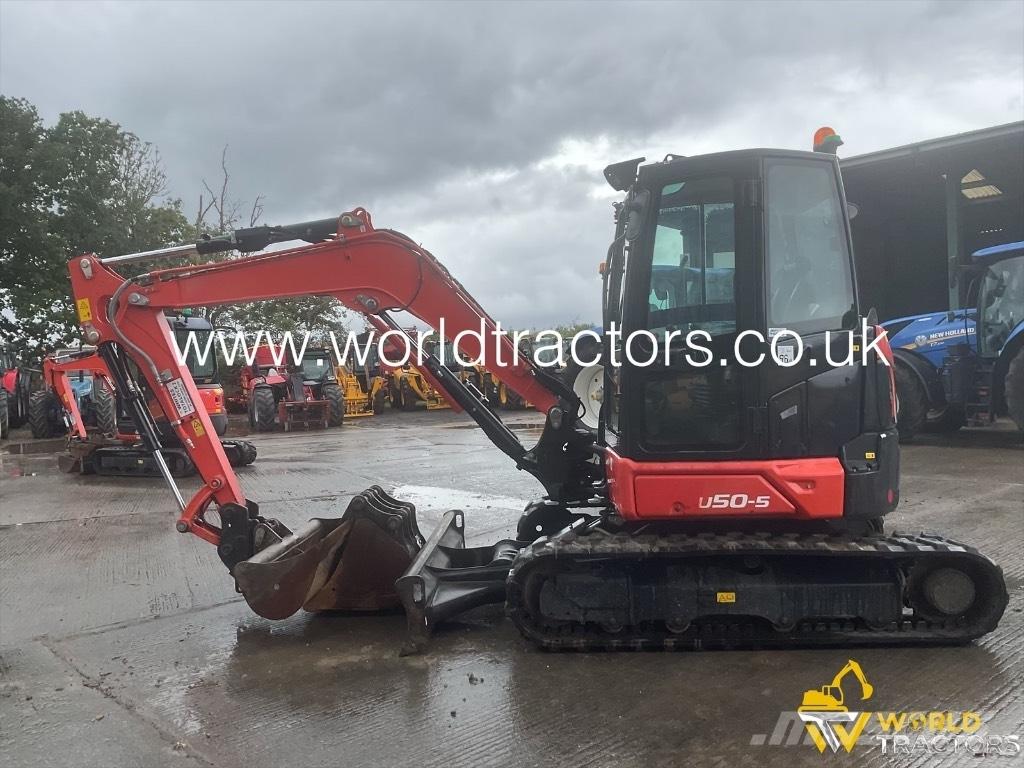 Kubota U 50-5 中型油圧ショベル 7ｔ-12ｔ（ユンボ・パワーショベル・バックホー）