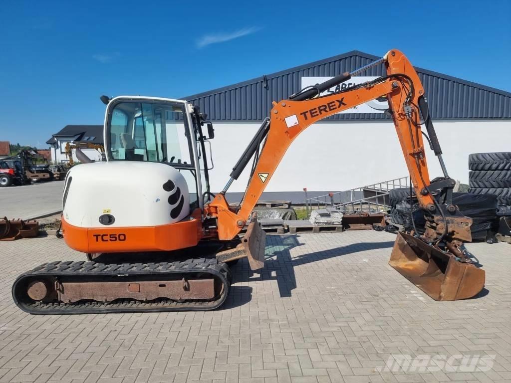 Terex TC 50 ミニ油圧ショベル 7t以下（ミニユンボ・ミニディガー）