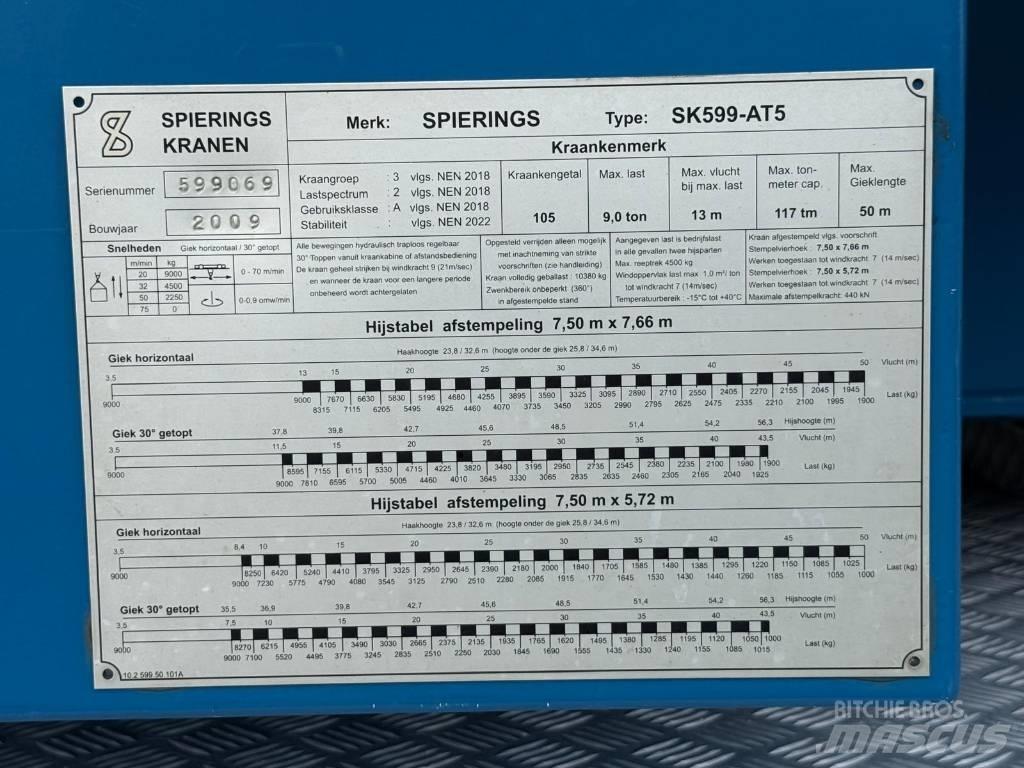Spierings SK 599 AT5 タワークレーン