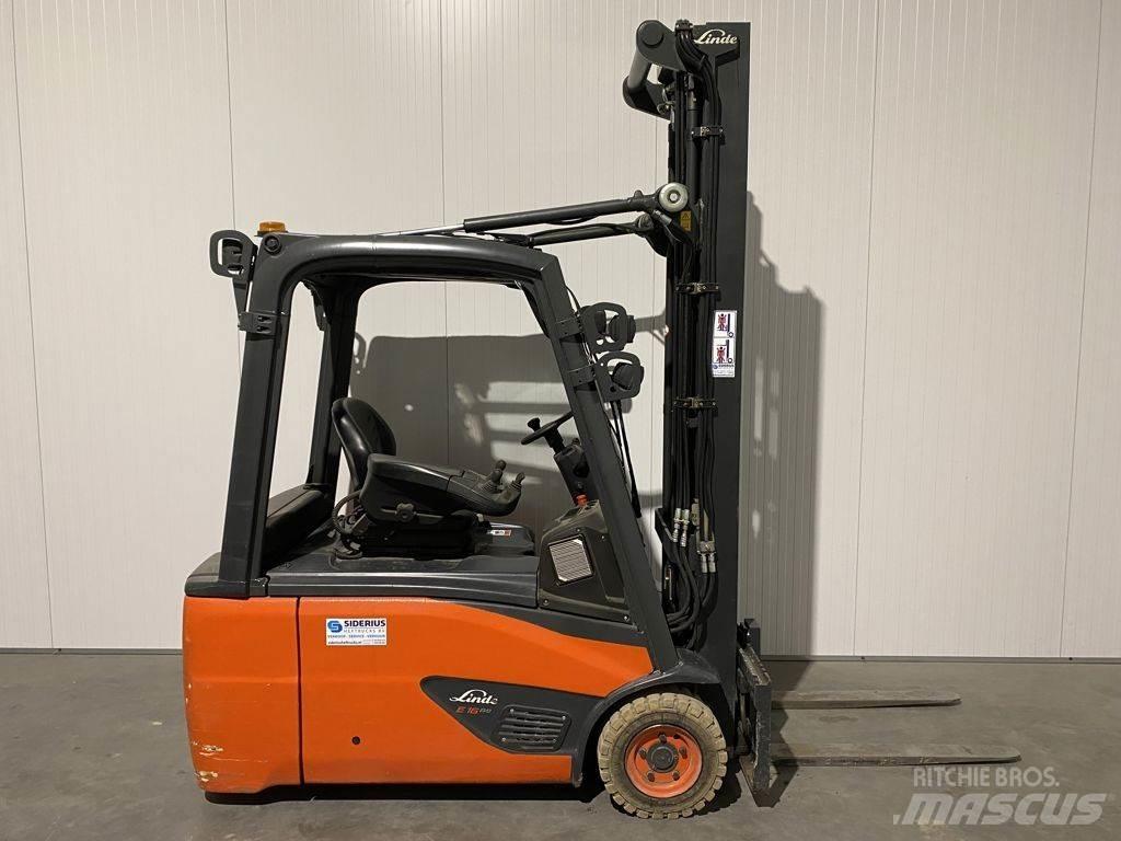 Linde E16L-02 バッテリーフォークリフト
