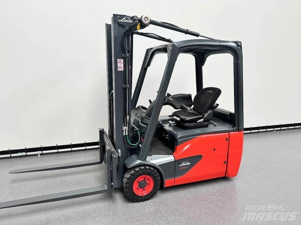 Linde 386 E 16-02 バッテリーフォークリフト