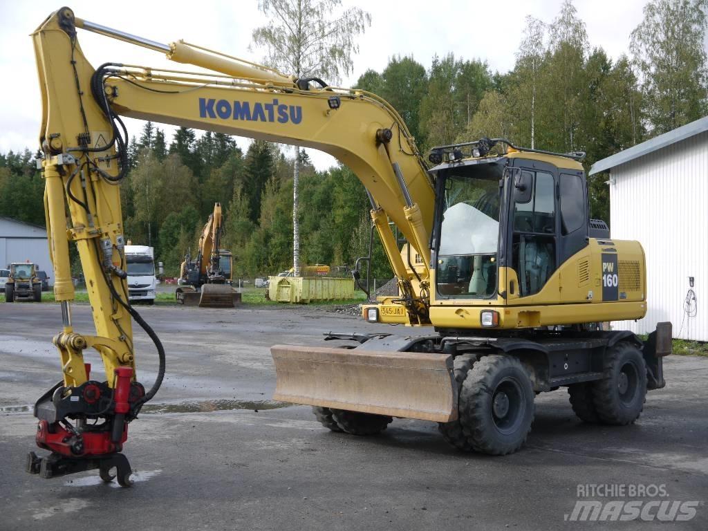 Komatsu PW 160-7E0 ホイール式油圧ショベル（パワーショベル・ユンボ・バックホー）