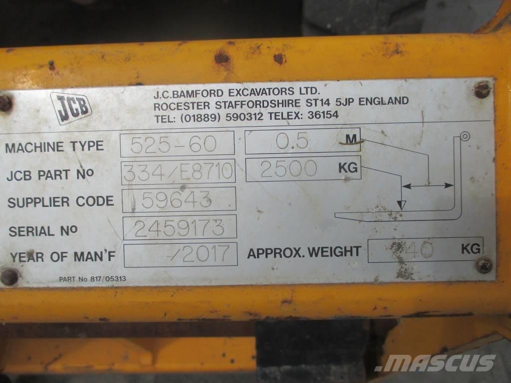 JCB 525-60 テレスコーピックハンドラー