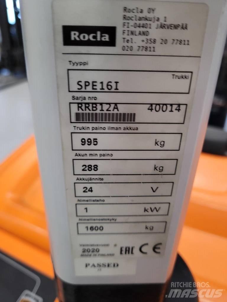 Rocla SPE16i 自走式スタッカー