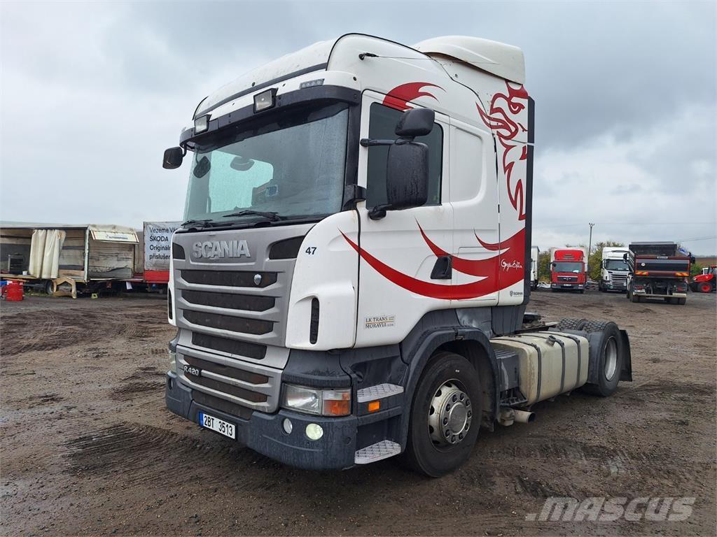 Scania R 420 中古トラクターヘッド | トレーラーヘッド