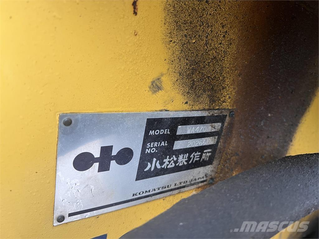 Komatsu WA 470 ホイールローダー・タイヤショベル