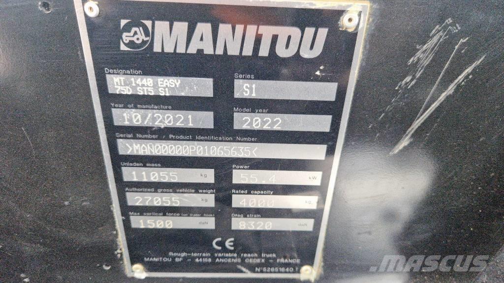 Manitou MT 1440 テレスコーピックハンドラー